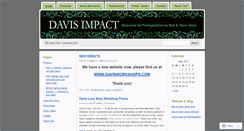 Desktop Screenshot of davisimpact.wordpress.com