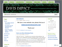 Tablet Screenshot of davisimpact.wordpress.com