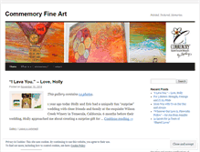 Tablet Screenshot of commemoryfineart.wordpress.com