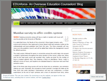 Tablet Screenshot of edunforce.wordpress.com