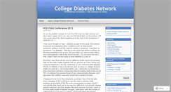 Desktop Screenshot of collegediabetesnetwork.wordpress.com