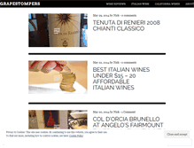 Tablet Screenshot of grapestompers.wordpress.com
