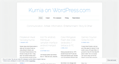 Desktop Screenshot of kurniapras.wordpress.com