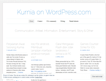 Tablet Screenshot of kurniapras.wordpress.com