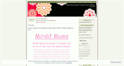 Desktop Screenshot of mumtourage.wordpress.com