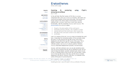 Desktop Screenshot of eratosthenes.wordpress.com