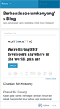 Mobile Screenshot of berhentisebelumkenyang.wordpress.com