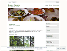 Tablet Screenshot of lauradishes.wordpress.com
