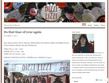 Tablet Screenshot of bizzilizzi.wordpress.com