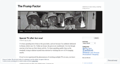 Desktop Screenshot of frumpfactor.wordpress.com