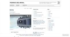 Desktop Screenshot of federicodelmoral.wordpress.com