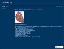 Tablet Screenshot of crimehalter.wordpress.com