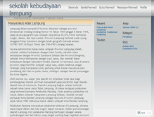 Tablet Screenshot of akademilampung.wordpress.com