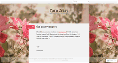 Desktop Screenshot of crazyaboutyarn.wordpress.com