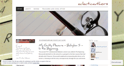 Desktop Screenshot of eclecticauthors.wordpress.com