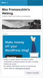 Mobile Screenshot of maxfranceschini.wordpress.com