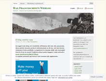 Tablet Screenshot of maxfranceschini.wordpress.com