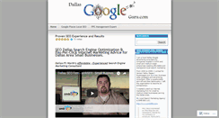 Desktop Screenshot of dallasgoogleguru.wordpress.com