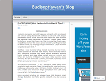 Tablet Screenshot of budiseptiawan.wordpress.com