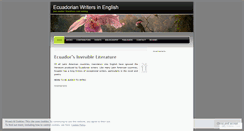 Desktop Screenshot of ecuador50.wordpress.com
