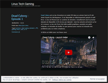 Tablet Screenshot of linuxtechgaming.wordpress.com