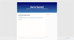 Desktop Screenshot of mariadanieli.wordpress.com