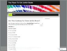 Tablet Screenshot of jerkinbeats.wordpress.com