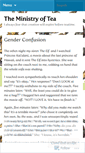 Mobile Screenshot of ministryoftea.wordpress.com