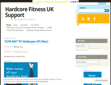 Tablet Screenshot of hardcorefitnessuk.wordpress.com