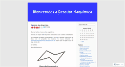 Desktop Screenshot of descubrirlaquimica.wordpress.com