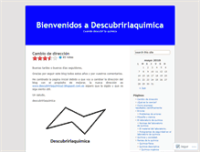 Tablet Screenshot of descubrirlaquimica.wordpress.com