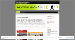 Desktop Screenshot of laplumadeportiva.wordpress.com