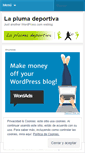Mobile Screenshot of laplumadeportiva.wordpress.com