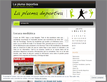 Tablet Screenshot of laplumadeportiva.wordpress.com