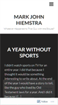 Mobile Screenshot of markjohnhiemstra.wordpress.com