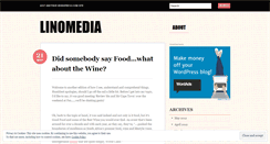 Desktop Screenshot of linomedia.wordpress.com