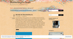 Desktop Screenshot of blumontego.wordpress.com