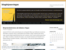 Tablet Screenshot of blogdojoaoviegas.wordpress.com