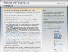 Tablet Screenshot of gagnerargentinternet.wordpress.com