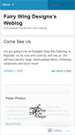 Mobile Screenshot of fairywingdesigns.wordpress.com