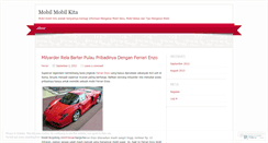 Desktop Screenshot of mobilmobilkita.wordpress.com