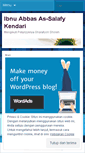 Mobile Screenshot of ibnuabbaskendari.wordpress.com