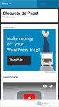 Mobile Screenshot of claquetadepapel.wordpress.com