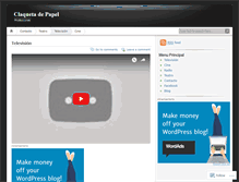 Tablet Screenshot of claquetadepapel.wordpress.com