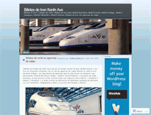 Tablet Screenshot of billetesdetren.wordpress.com