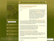 Tablet Screenshot of handyogamudras.wordpress.com