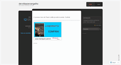 Desktop Screenshot of devoltaaoevangelho.wordpress.com