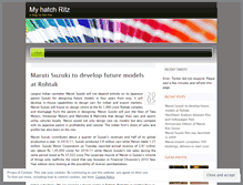 Tablet Screenshot of marutisuzukiritz.wordpress.com