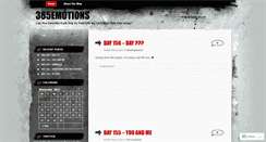 Desktop Screenshot of 365emotions.wordpress.com