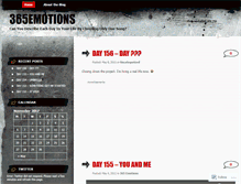 Tablet Screenshot of 365emotions.wordpress.com